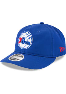 New Era Philadelphia 76ers Blue Team Choice Retro 9FIFTY Mens Snapback Hat
