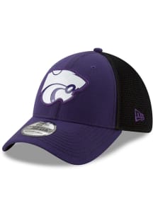 New Era K-State Wildcats Mens Purple Fan Mesh 39THIRTY Flex Hat