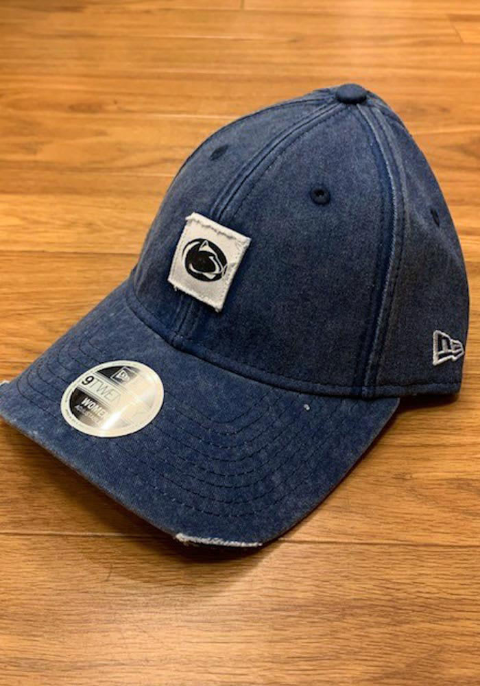 New Era Penn State Nittany Lions Navy Blue Loyal Patch Vintage 9TWENTY Womens Adjustable Hat