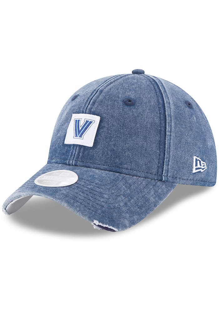 New Era Villanova Wildcats Navy Blue Loyal Patch 9TWENTY Womens Adjustable Hat