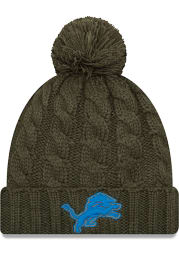 New Era Detroit Lions Green NFL18 STS Womens Knit Hat
