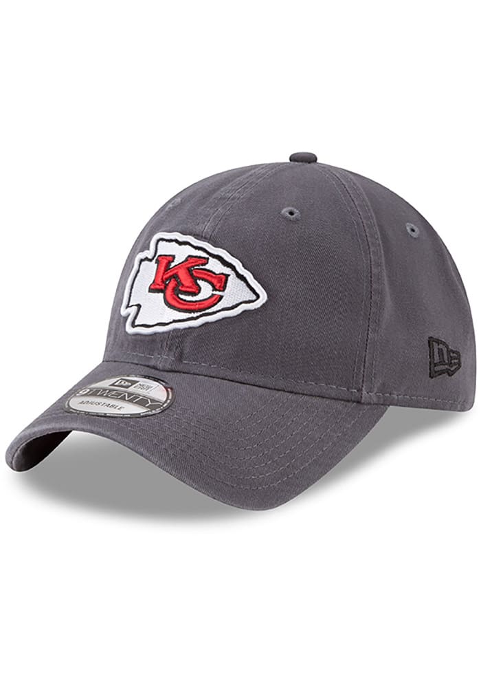 New Era Kansas City Chiefs Core Classic Twill 9TWENTY Adjustable Hat - Grey