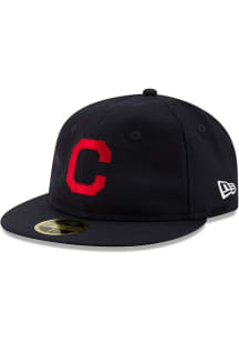 New Era Cleveland Indians Mens Navy Blue Sandlot 59FIFTY Fitted Hat