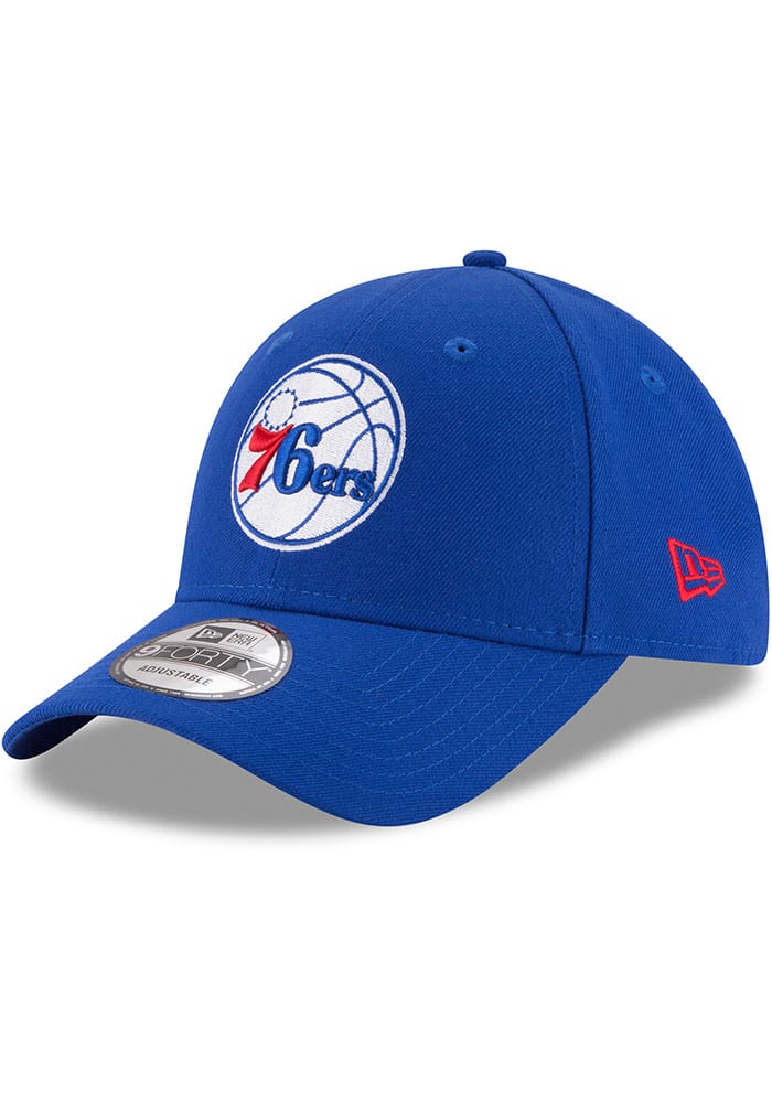 Philadelphia 76ers Jr The League 9FORTY Blue New Era Youth Adjustable Hat