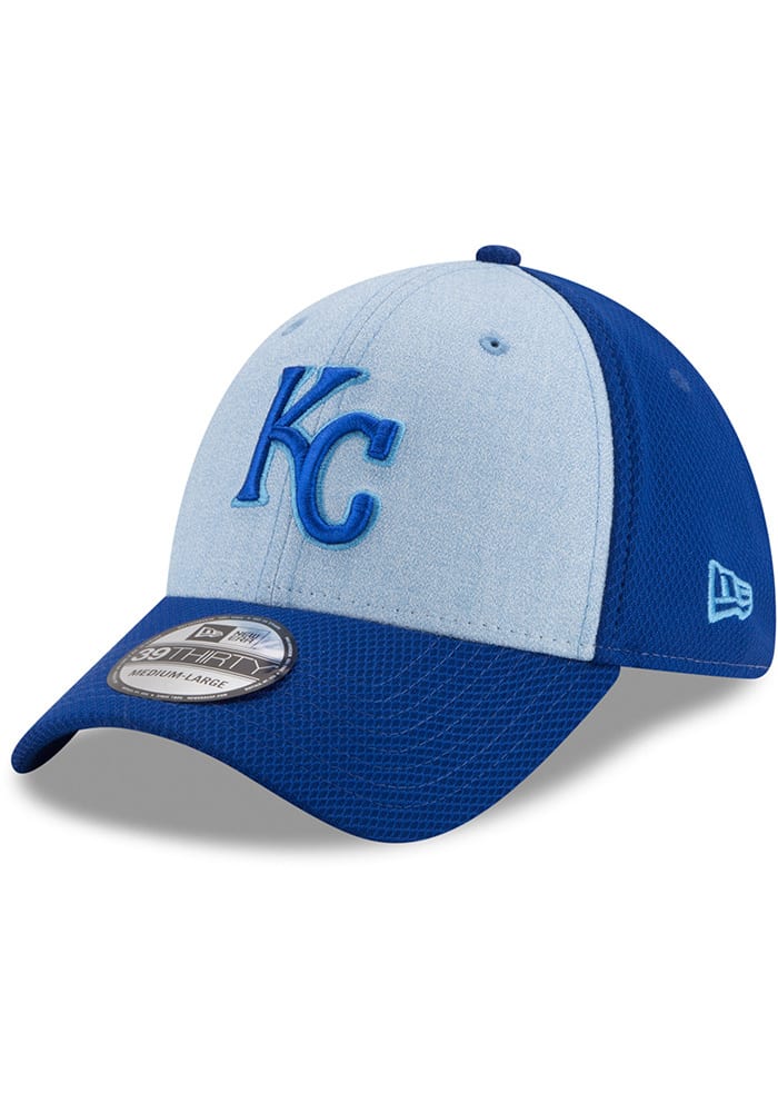 New Era Kansas City Royals Mens Blue 2018 Fathers Day 39THRITY Flex Hat