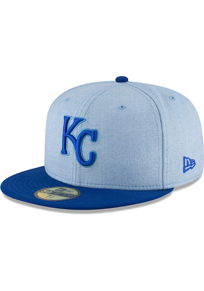 New Era Kansas City Royals Blue 2018 Fathers Day Jr 59FIFTY Youth Fitted Hat