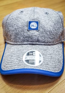 New Era Philadelphia 76ers Grey Trimflect Pop 9TWENTY Womens Adjustable Hat