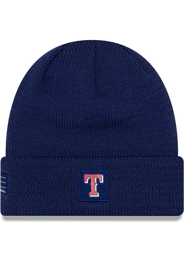 New Era Texas Rangers Blue 2018 Sport Mens Knit Hat