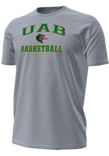 Under Armour UAB Blazers Grey Basketball Performance Short Sleeve T Shirt