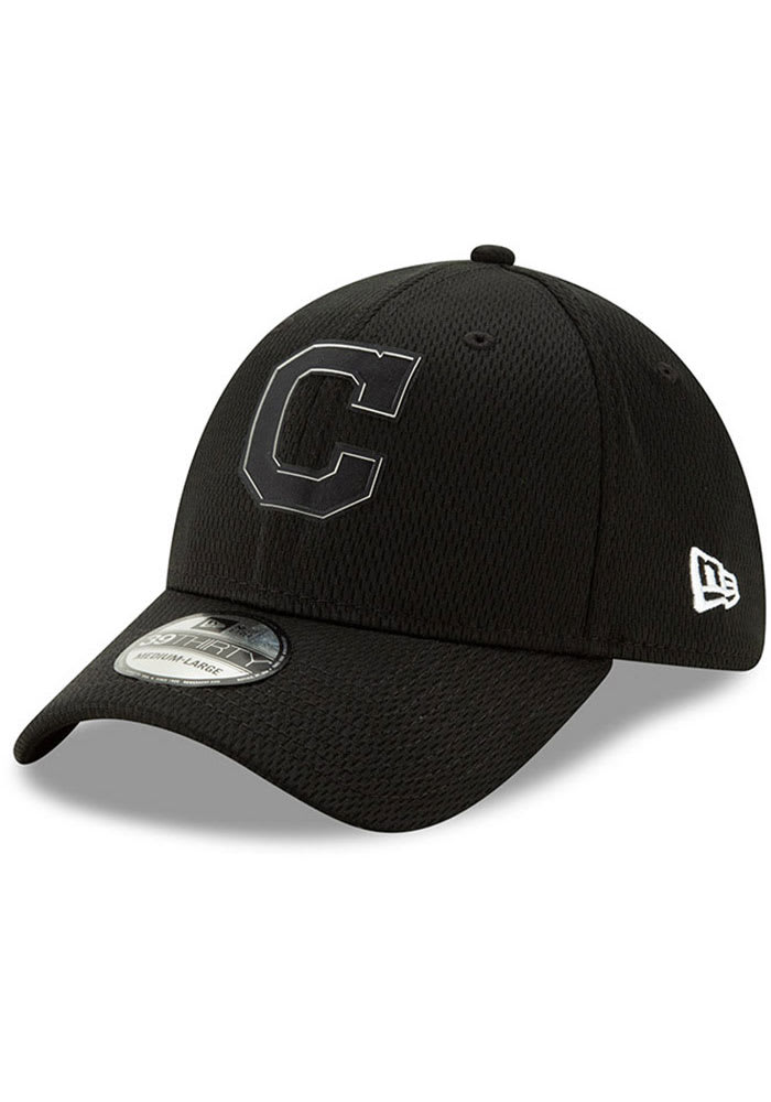 Cleveland Indians 2019 Clubhouse 39THIRTY Black New Era Flex Hat