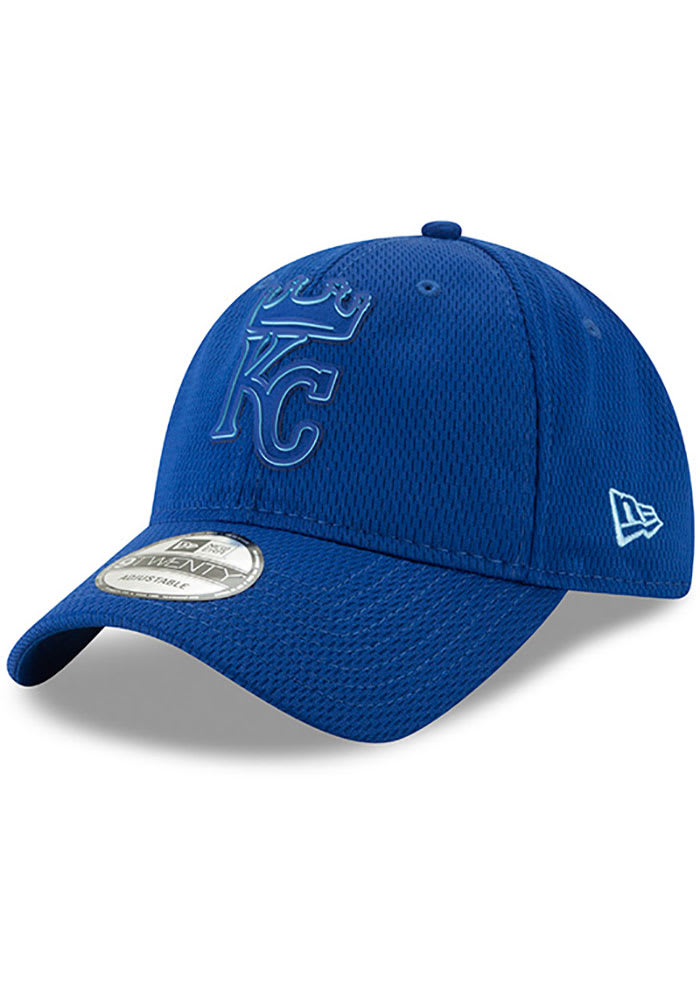 New Era Kansas City Royals 2019 Clubhouse 9TWENTY Adjustable Hat - Blue