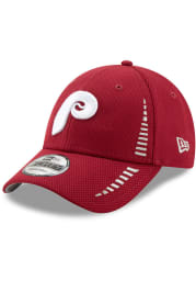 New Era Philadelphia Phillies Coop NE Speed DE 9FORTY Adjustable Hat - Maroon