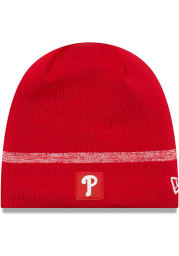 New Era Philadelphia Phillies Red 2019 Clubhouse Mens Knit Hat