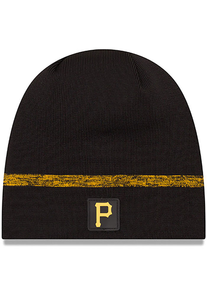 New Era Pittsburgh Pirates Black 2019 Clubhouse Mens Knit Hat