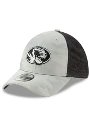 New Era Missouri Tigers Mens Grey Camo Front Neo 39THIRTY Flex Hat
