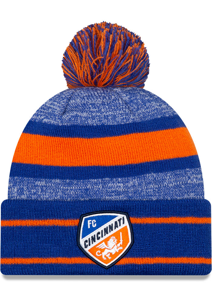 New Era FC Cincinnati Blue Basic Marl Mens Knit Hat
