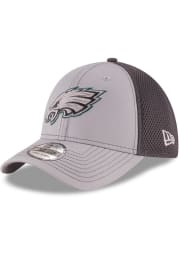New Era Philadelphia Eagles Mens Grey Grayed Out Neo 2 39THIRTY Flex Hat