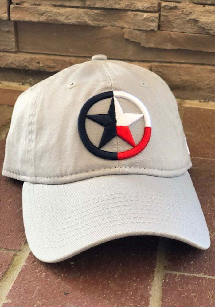 New Era Texas Flag Star 9TWENTY Adjustable Hat - Grey
