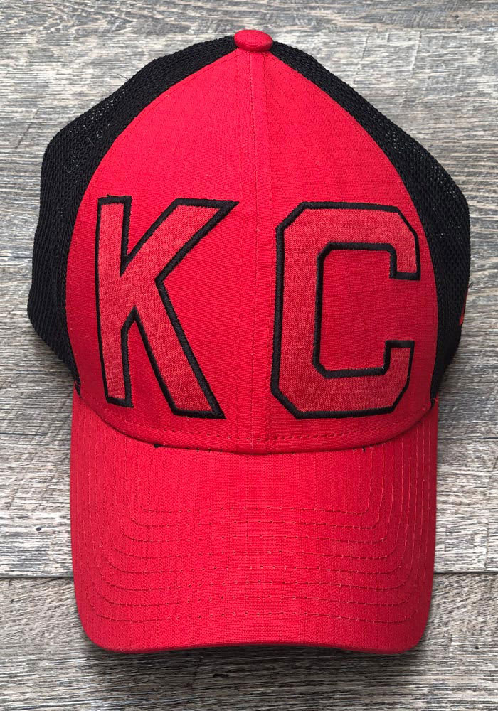 Kansas City Monarchs Mega Rip Mesh 39THIRTY Red New Era Flex Hat