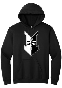 Summit Sportswear Indianapolis Indians Mens Black Primary Logo Long Sleeve Hoodie