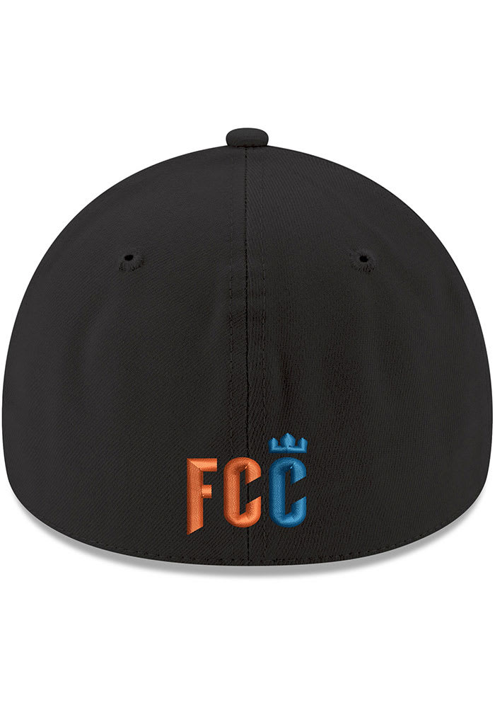 New Era FC Cincinnati Mens Black 39THIRTY Flex Hat