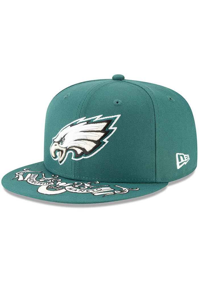 New Era Philadelphia Eagles Green 2019 Draft JR 9FIFTY Youth Snapback Hat