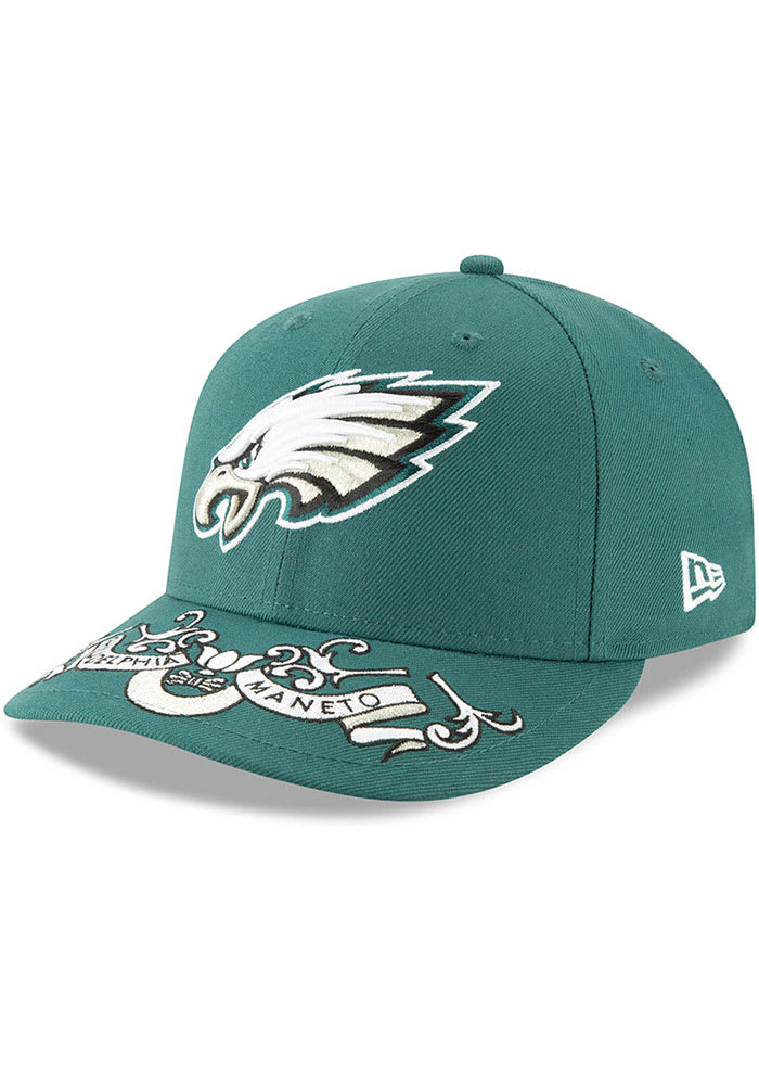 New Era Philadelphia Eagles Mens Green 2019 On-Stage Draft LP59FIFTY Fitted Hat