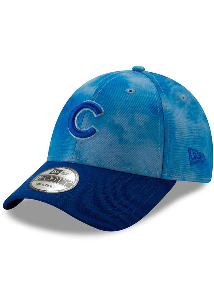 New Era Chicago Cubs 2019 Fathers Day 9FORTY Adjustable Hat - Blue