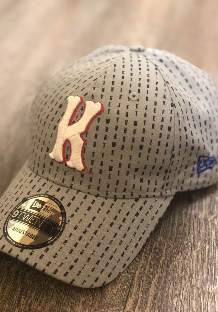 New Era Kansas Jayhawks Phog Shadow Tech 9TWENTY Adjustable Hat - Grey