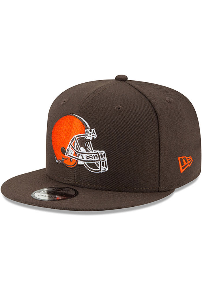 New Era Cleveland Browns Brown Basic 9FIFTY Mens Snapback Hat