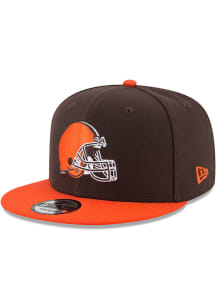 New Era Cleveland Browns Brown 2T Basic 9FIFTY Mens Snapback Hat
