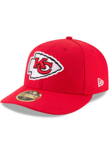 New Era Kansas City Chiefs Mens Red Basic LP59FIFTY Fitted Hat