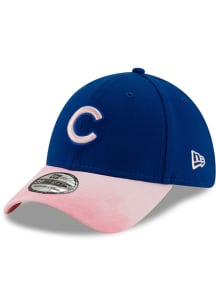 New Era Chicago Cubs Mens Pink 2019 Mothers Day 39THIRTY Flex Hat