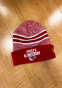 New Era Kansas City Chiefs Red Kingdom Marled Cuff Mens Knit Hat