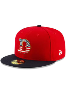 New Era Detroit Tigers Mens Red 2019 4th of July 59FIFTY Fitted Hat