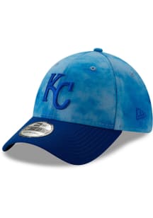 New Era Kansas City Royals Mens Blue 2019 Fathers Day 39THIRTY Flex Hat