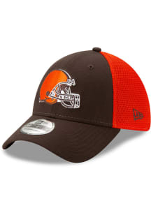 New Era Cleveland Browns Mens Brown 2T Sided 39THIRTY Flex Hat