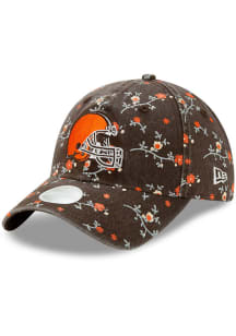 New Era Cleveland Browns Brown Blossom 9TWENTY Womens Adjustable Hat