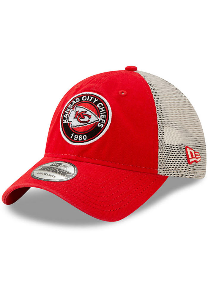 New Era Kansas City Chiefs Est Circle 9TWENTY Adjustable Hat - Red