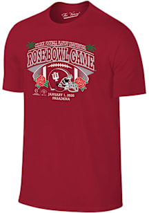Indiana Hoosiers Crimson 2025 Rose Bowl Game Short Sleeve T Shirt
