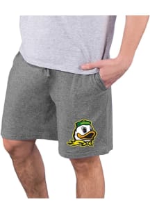 Mens Oregon Ducks Charcoal Concepts Sport Quest Shorts