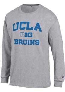 Mens UCLA Bruins Grey Champion Big Ten Jersey Tee