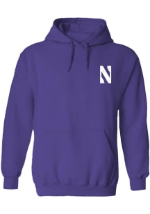 Womens Northwestern Wildcats Purple Vive La Fete Impressions Hooded Sweatshirt