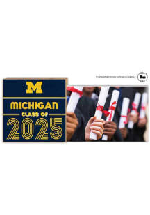Navy Blue Michigan Wolverines Class of 2025 unique photo frame Picture Frame