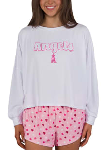 Concepts Sport Los Angeles Angels Womens Pink Lyric PJ Set
