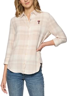 Texas Tech Red Raiders Womens Mallard Long Sleeve White Dress Shirt