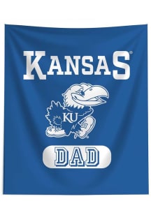 Kansas Jayhawks Dad 50x60 Tapestry Blanket