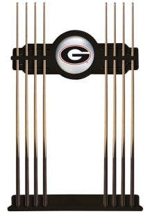 Georgia Bulldogs Solid Wood Cue Rack Pool Cue