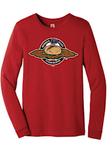 Summit Sportswear Fort Wayne TinCaps Red Hoosier State Tenderloins Theme Night 2025 Long Sleeve T..