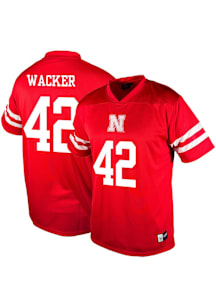 Mens Nebraska Cornhuskers Red Genuine Collective NIL Football Jersey